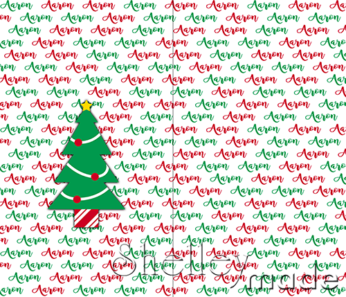 Christmas Santa Sack Panel - Brush White