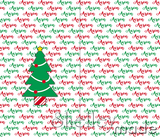 Christmas Santa Sack Panel - Brush White