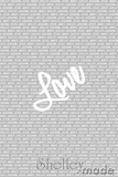 Family Blanket/Quilt Panel - Love