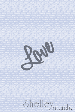 Family Blanket/Quilt Panel - Love