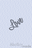 Family Blanket/Quilt Panel - Love