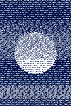 Family Blanket/Quilt Panel - Reverse Spot