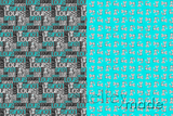 Half & Half - Nested Image with Coordinate