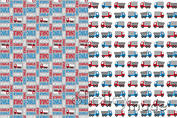 Half & Half - Stacked Image with Coordinate