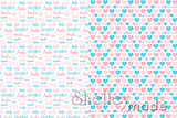 Half & Half - Typographic with Coordinate