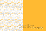 Half & Half - Typographic Image with Solid