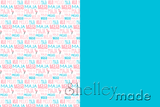 Half & Half - Typographic Image with Solid