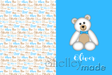 Half & Half - Typographic with Image + Name