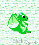 Typographic Panel - Cursive Any Image