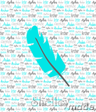 Typographic Panel - Cursive Any Image