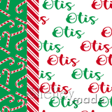 Christmas Pillowcase Panel - Christmas Brush