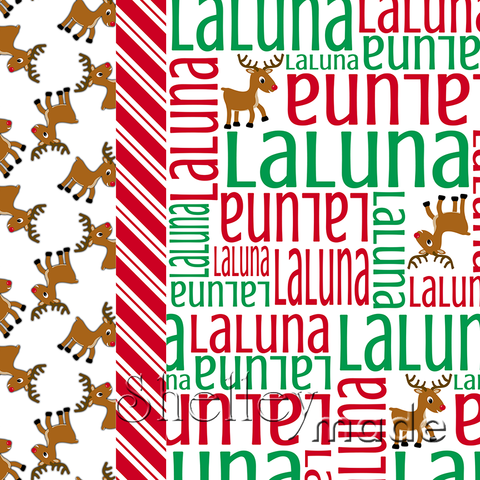 Christmas Pillowcase Panel - Christmas Nested