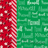 Christmas Pillowcase Panel - Christmas Typographic