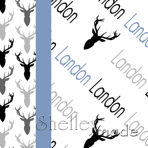 Diagonal Image Pillowcase Panel - Block