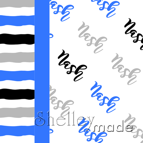 Diagonal Pillowcase Panel - Brush