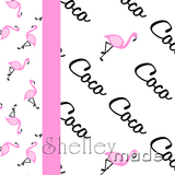 Diagonal Image Pillowcase Panel - Script