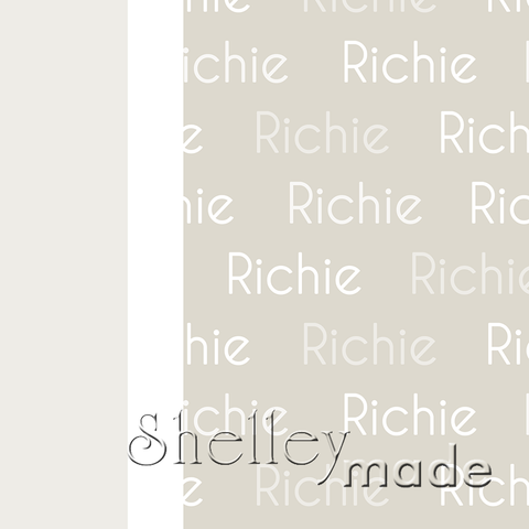 Horizontal Pillowcase Panel - Block