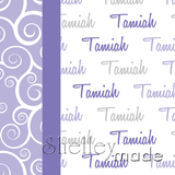 Horizontal Pillowcase Panel - Script