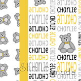 Stacked Image Pillowcase Panel - Cute