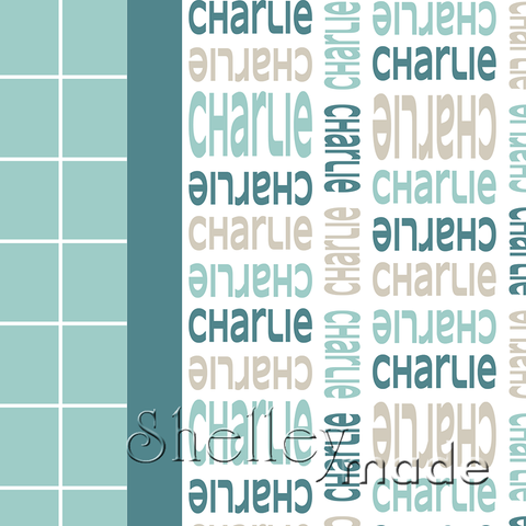 Stacked Pillowcase Panel - Modern Bold