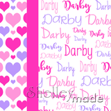 Typographic Pillowcase Panel - Cursive