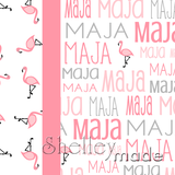 Typographic Image Pillowcase Panel - Print