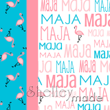 Typographic Image Pillowcase Panel - Print