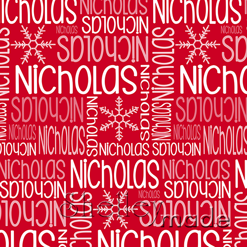 Christmas Nested Image - Red