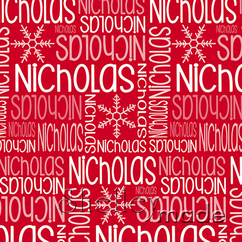 Christmas Nested Image - Red