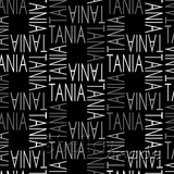 ShelleyMade Personalised Name Design Fabric Squared - Block Upper