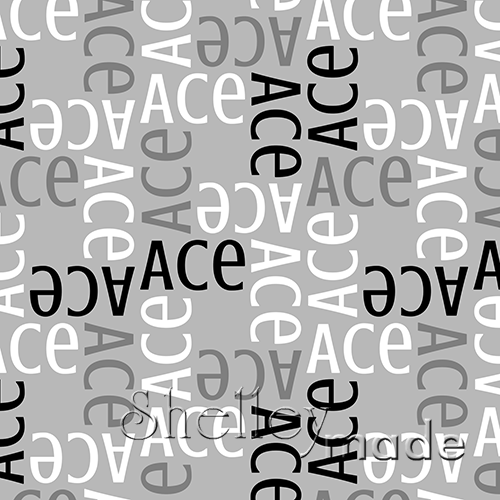 ShelleyMade Personalised Name Design Fabric Squared - Classic