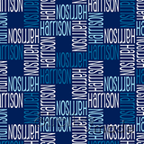 ShelleyMade Personalised Name Design Fabric Squared - Standard