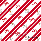 Christmas Stripe - Script