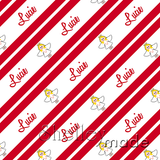 Christmas Stripe - Script