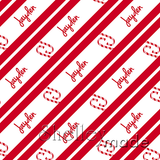 Christmas Stripe - Hand