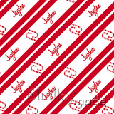Christmas Stripe - Script