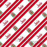 Christmas Stripe - Script