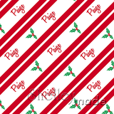 Christmas Stripe - Script