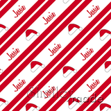 Christmas Stripe - Script