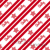 Christmas Stripe - Script