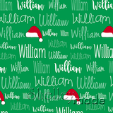 Christmas Typographic Image - Green