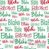 Christmas Typographic - White