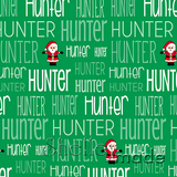 Christmas Typographic Image - Green