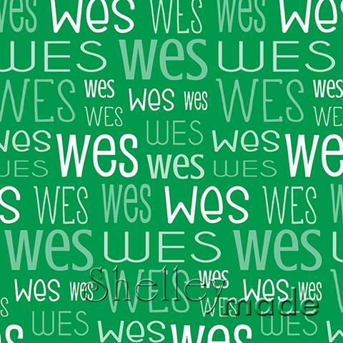 Christmas Typographic - Green