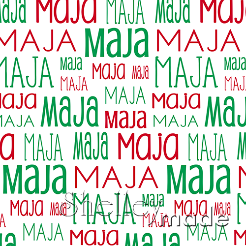 Christmas Typographic - White
