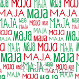 Christmas Typographic - White