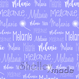 Typographic Image - Cursive Shaded