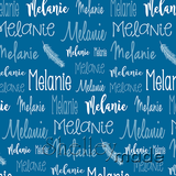 Typographic Image - Cursive Shaded