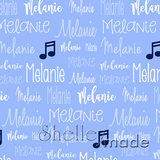 Typographic Image - Cursive Shaded