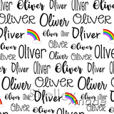 Typographic Image - Cursive Shaded